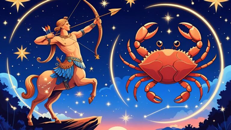 Sagittaire et Cancer : Quand l&rsquo;aventure rencontre la tendresse